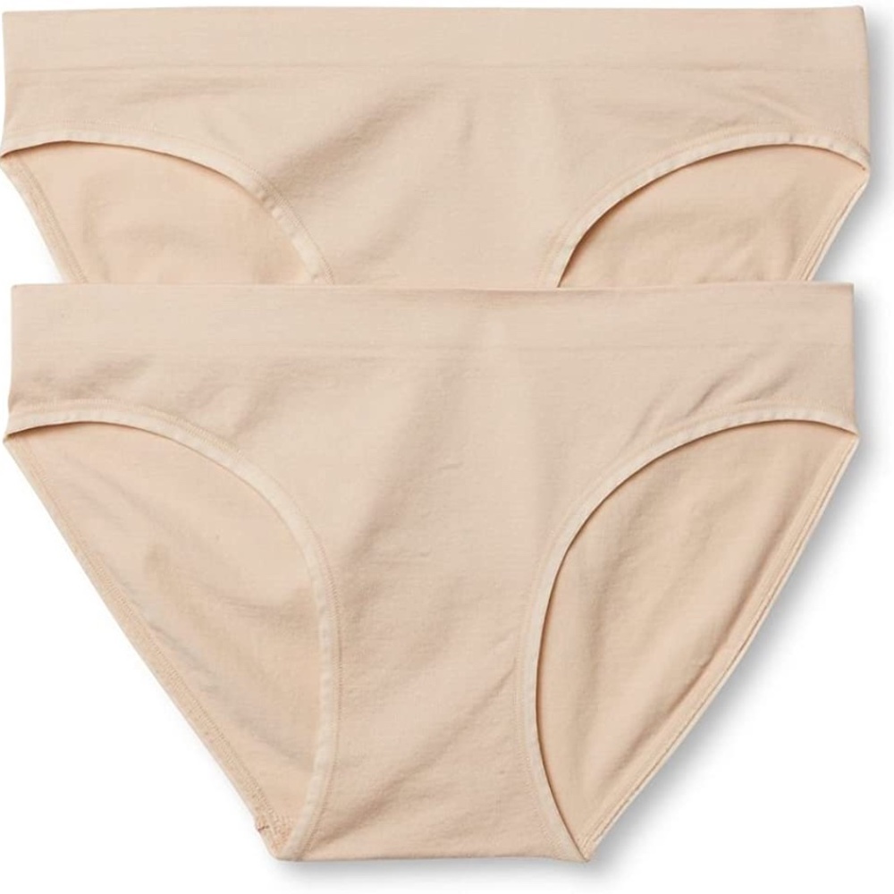 2 Ct Women’s Gilligan & O’Malley Nude Panty Set